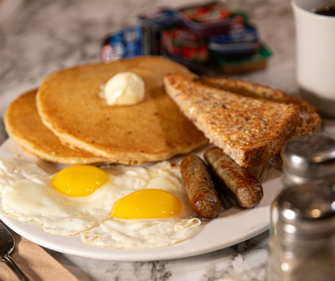 Build Your Own Breakfast - Custom breakfast plate with eggs and bacon